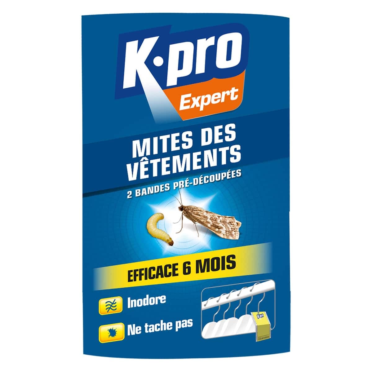 Bandes accordéon Mites de vêtements X2 K.PRO