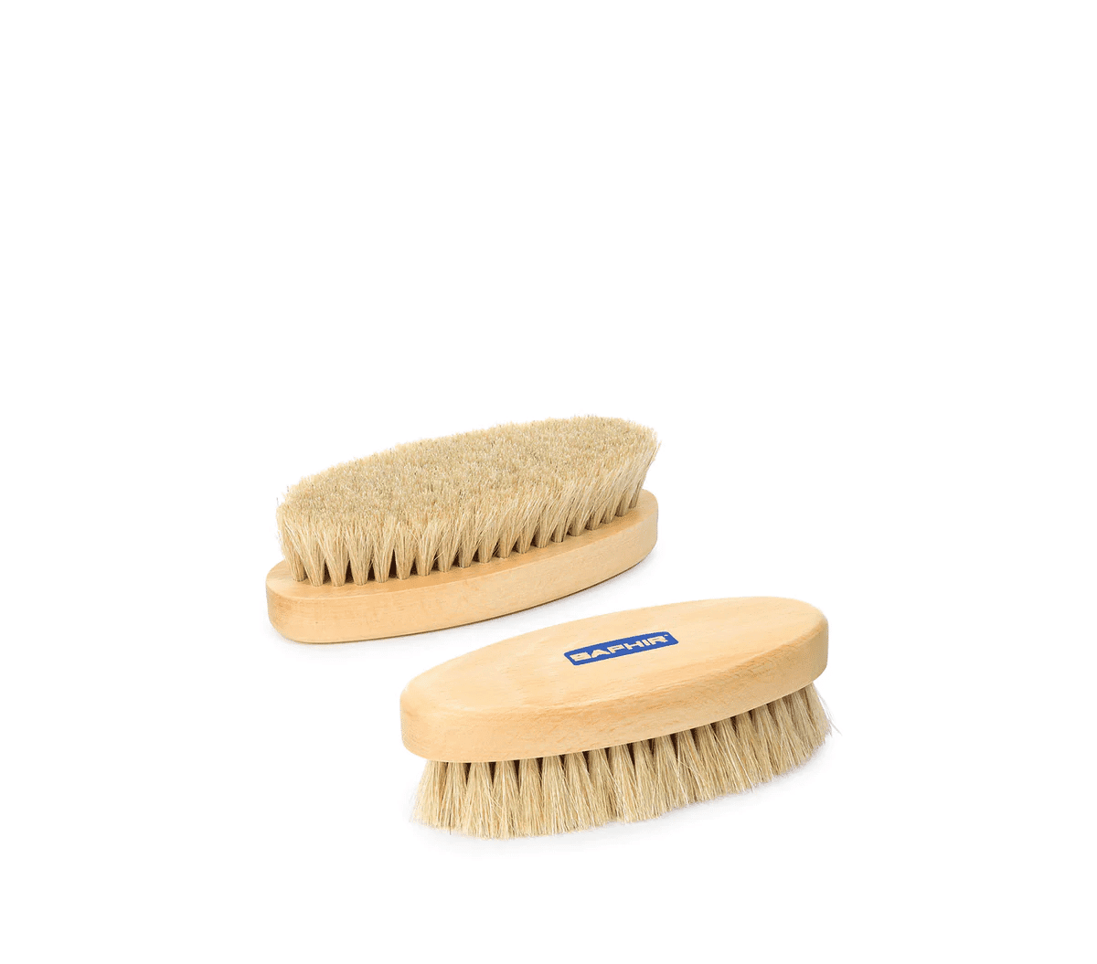 Brosse à reluire ovale Crin blanc SAPHIR