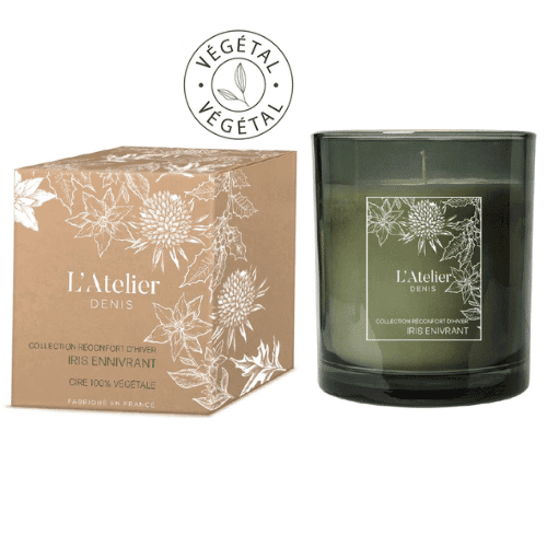 Bougie végétale parfumée Iris enivrante 150g ATELIER DENIS