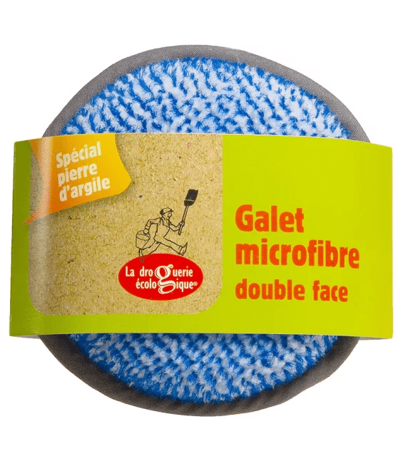 Galet microfibre pour Pierre d'argile LA DROGUERIE ÉCOLOGIQUE