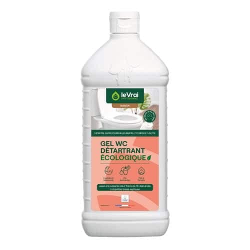 Gel détartrant WC écologique 1L LE VRAI PROFESSIONNEL