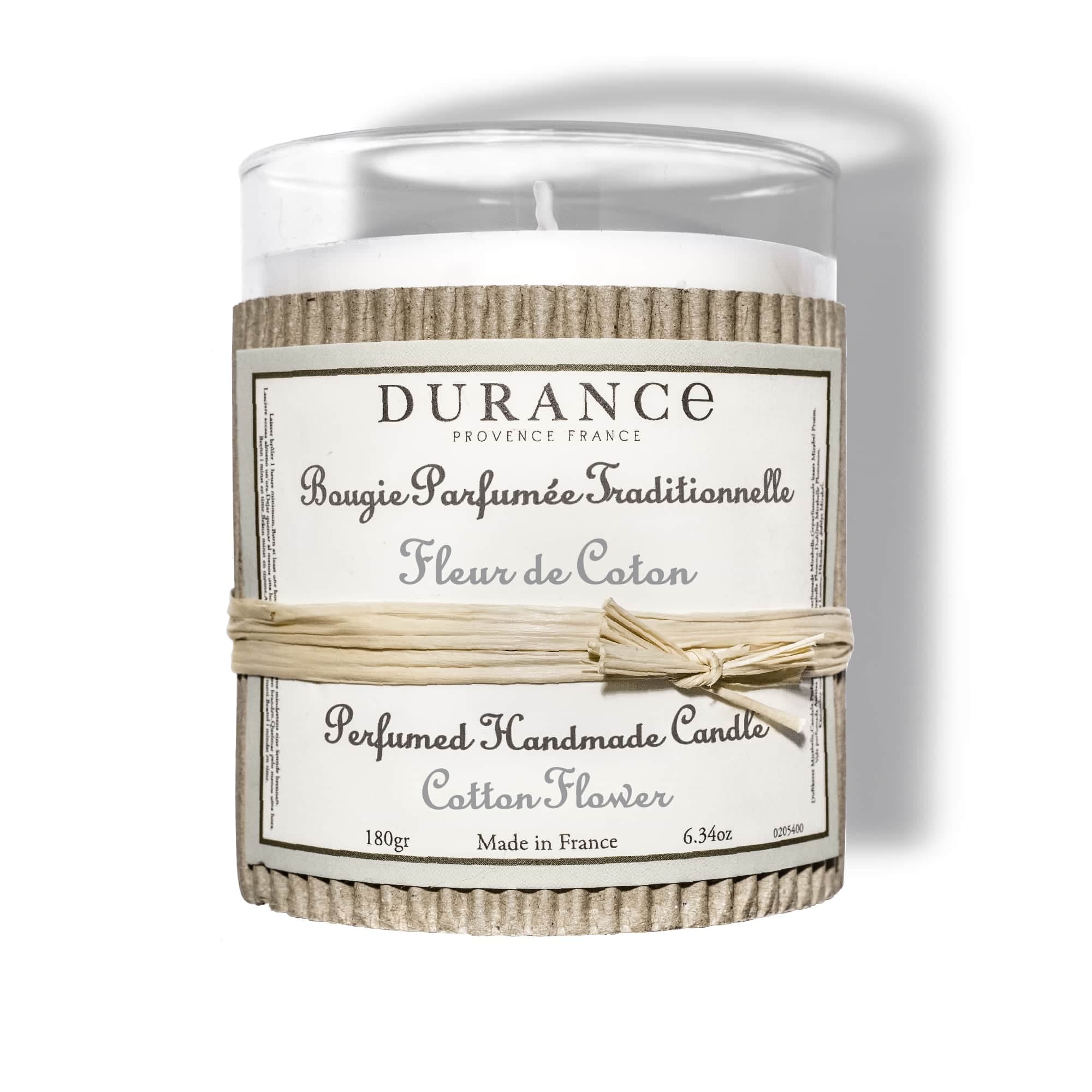 Bougie parfumée - Fleur de coton 180g DURANCE
