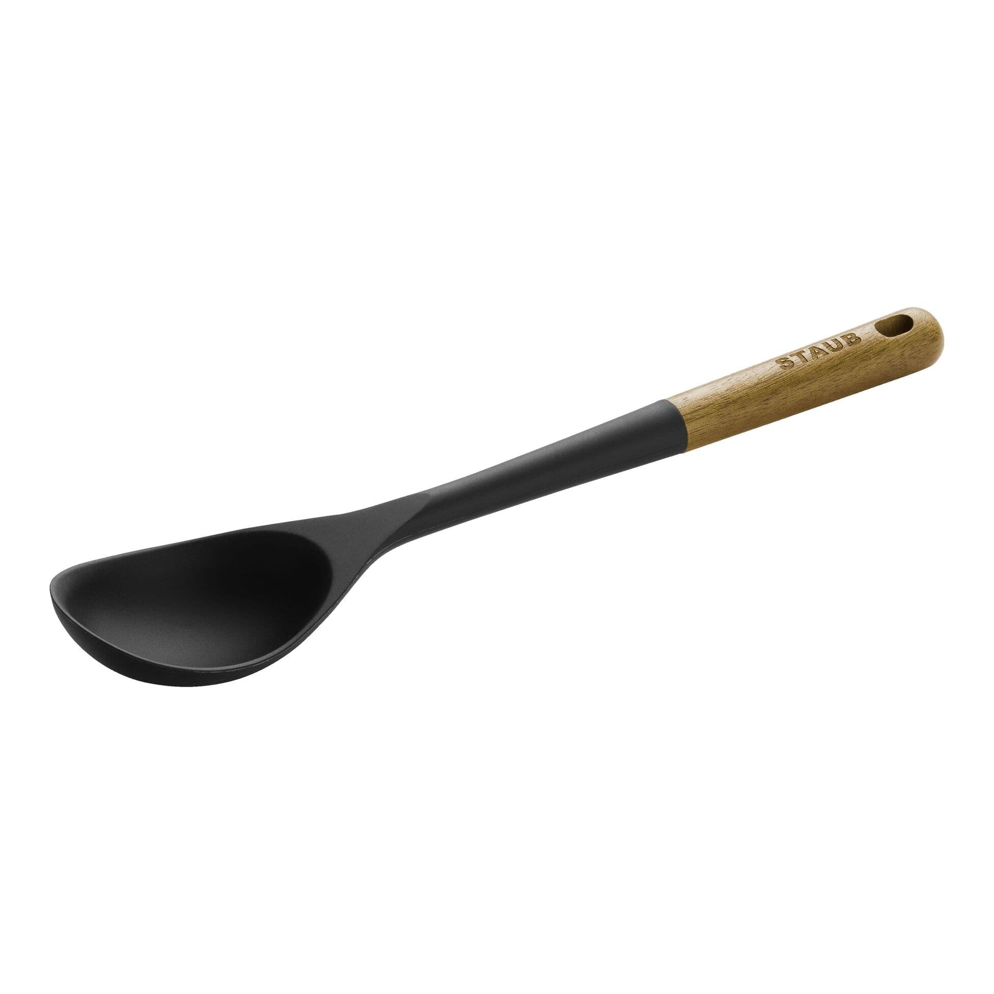 Cuillère de service Silicone & Bois d'acacia 31cm STAUB