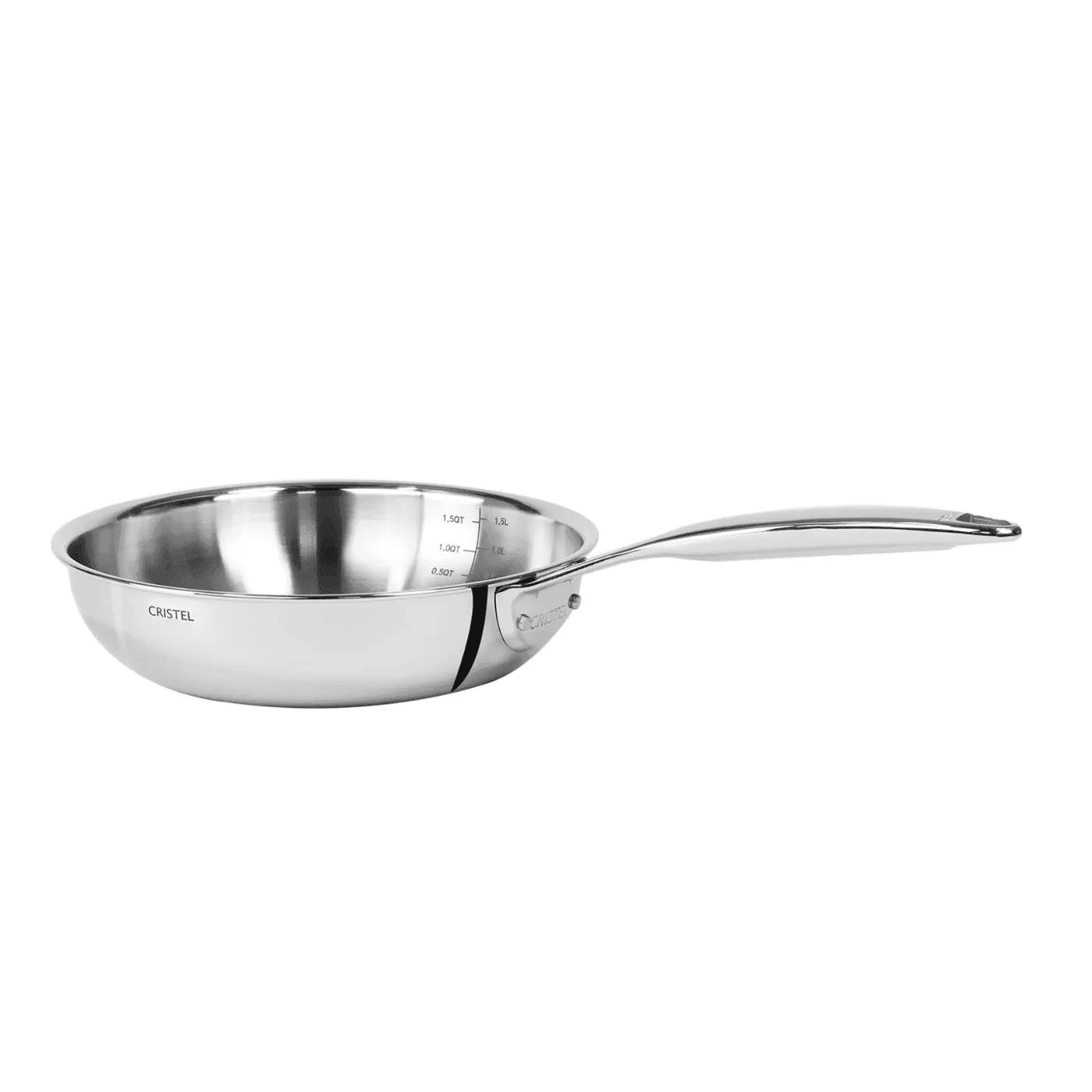 Sautoir inox Ultraply Castel'Pro 24cm CRISTEL