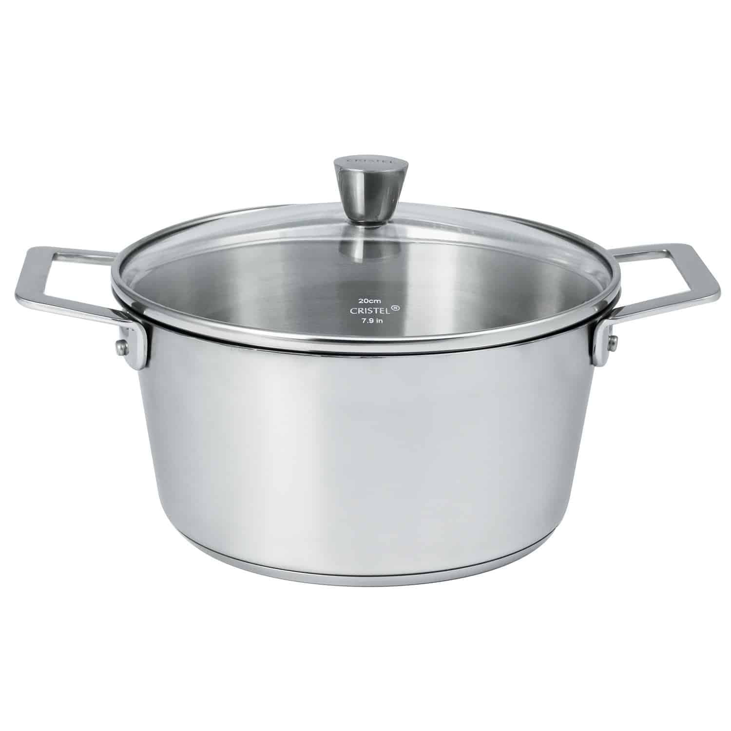 Faitout inox avec couvercle - 1826 CRISTEL