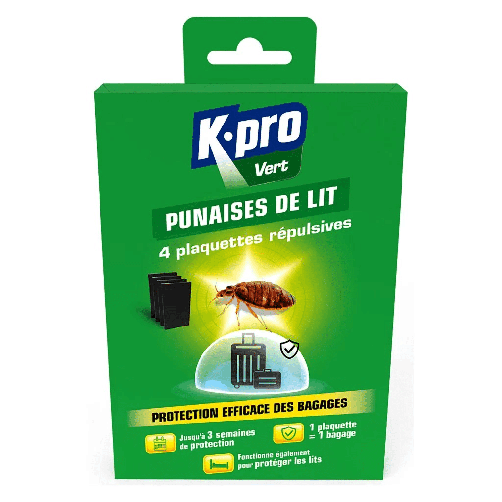 Plaquettes punaises de lit X4 K.PRO