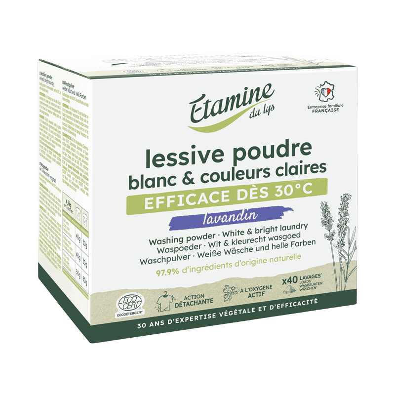 Lessive poudre - Lavandin 2kg ÉTAMINE DU LYS