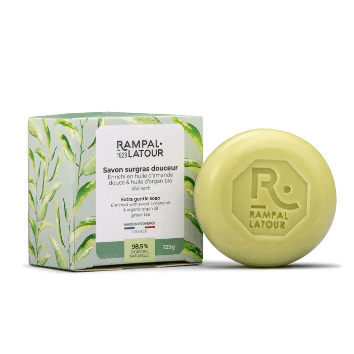 Savon surgras parfumé - Thé vert 125g RAMPAL LATOUR