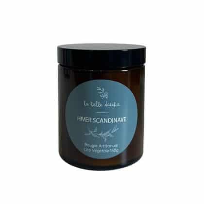 Bougie végétale parfumée - Hiver scandinave 160g LA BELLE DATCHA