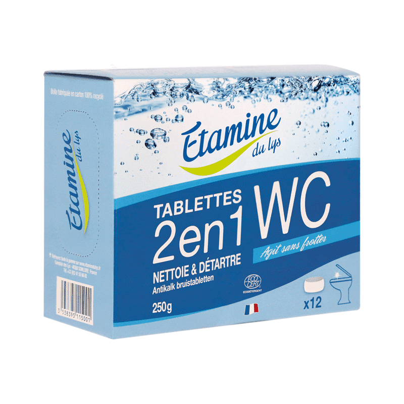 Tablettes WC X12 ÉTAMINE DU LYS