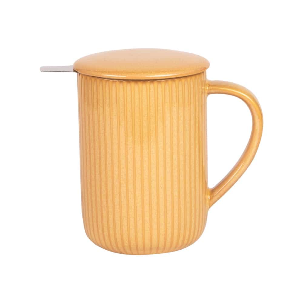 Tisanière en céramique 470ml Tiao - Jaune TABLE PASSION
