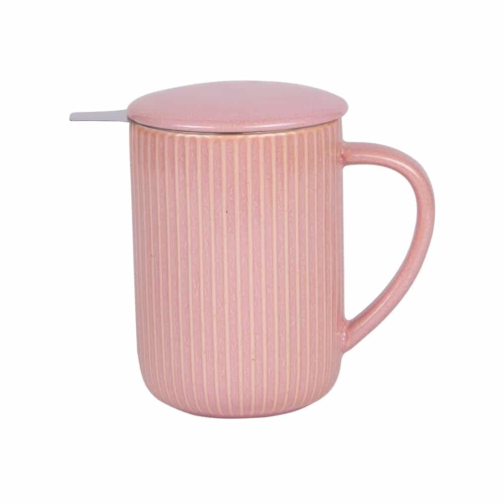 Tisanière en céramique 470ml Tiao - Rose TABLE PASSION