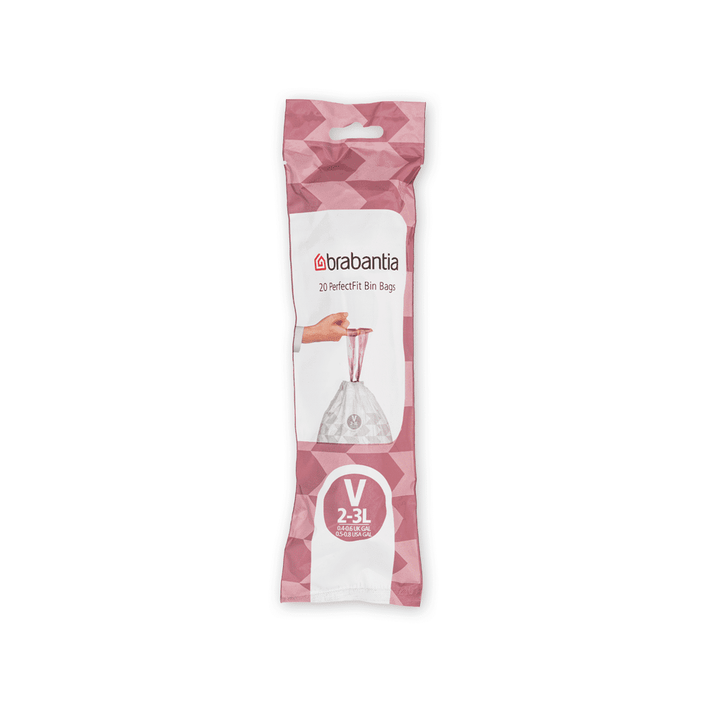 Sacs poubelle X20 Code V (2-3L) BRABANTIA