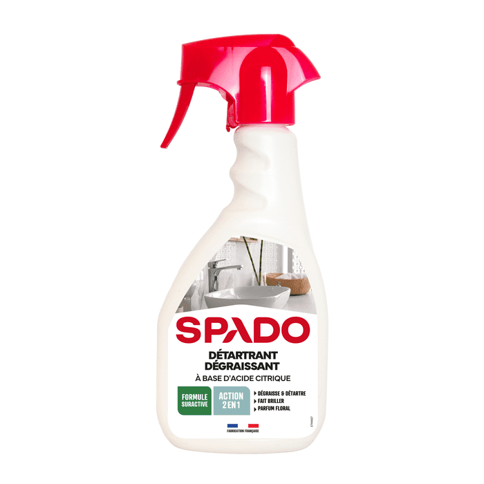 Détartrant à base d'acide citrique 500ml SPADO