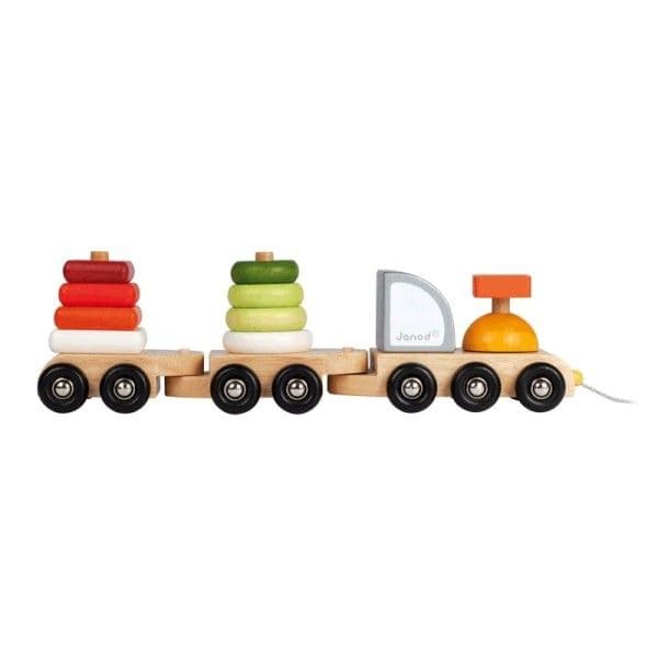 Jouet en bois Train de formes multi color  Janod - Jouets en bois