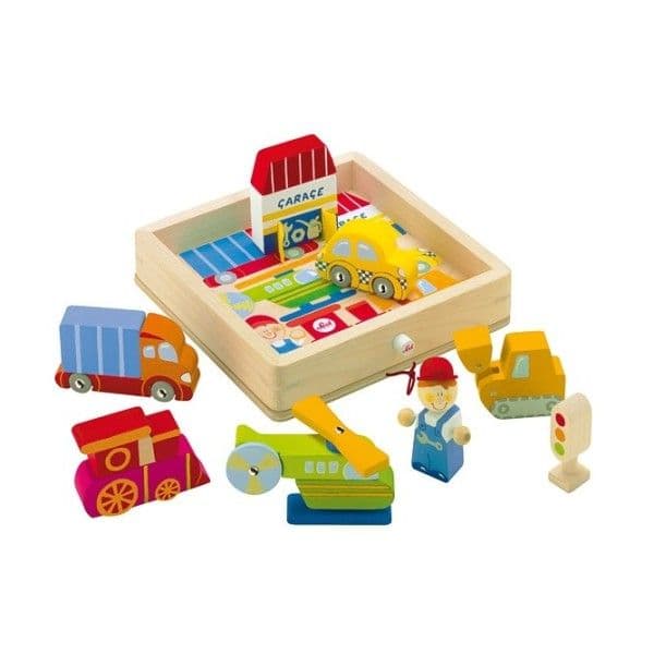 Jouet Puzzle Transport Sevi 1831 - Jouets en Bois