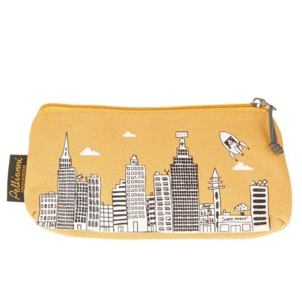 Trousse écolier Coton Jaune Pellianni® - Accessoires école