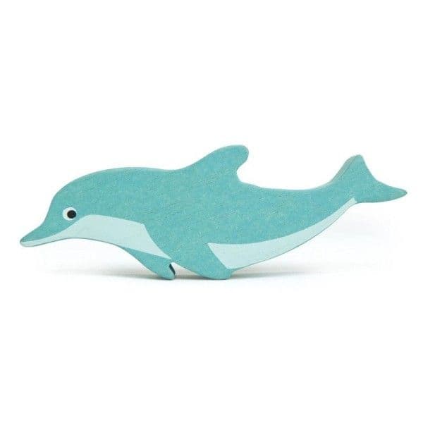 Dauphin en bois Jouets Animaux marins  13 cm Tender Leaf Toys®
