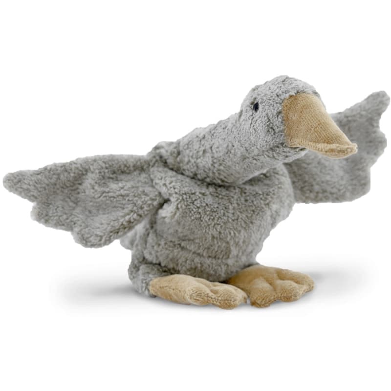 Peluche Bouillotte sèche Oie Grise Coton Bio 47 cm Senger® - B