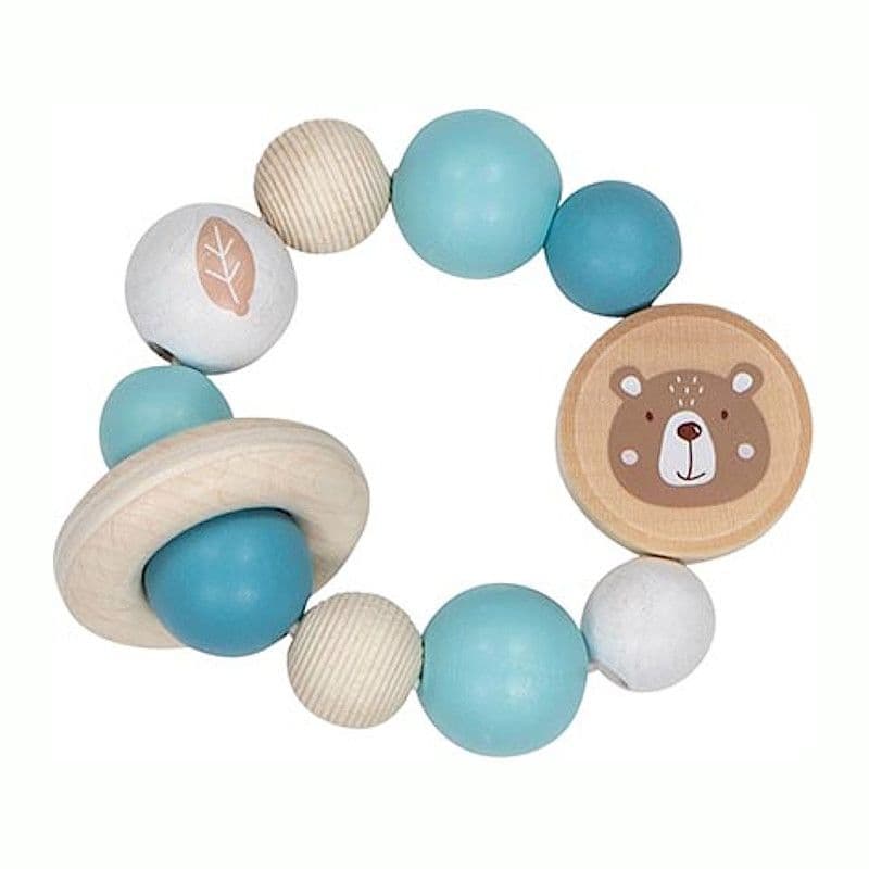 Hochet Perles en bois Ourson Goki® - Jouets Bébé