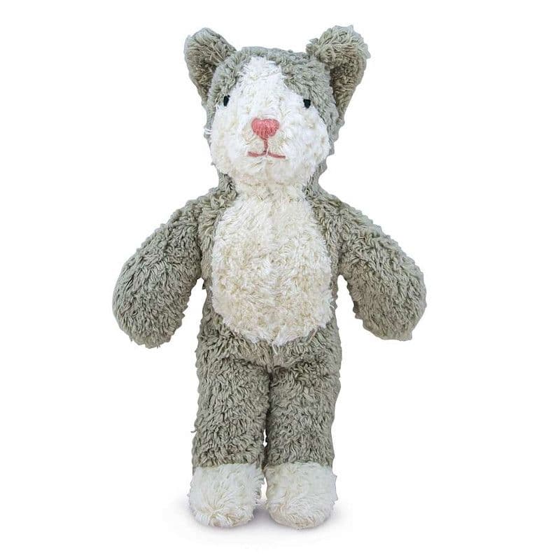 Peluche bébé Chat Coton Bio 24cm Senger® - Doudou Chat GOTS