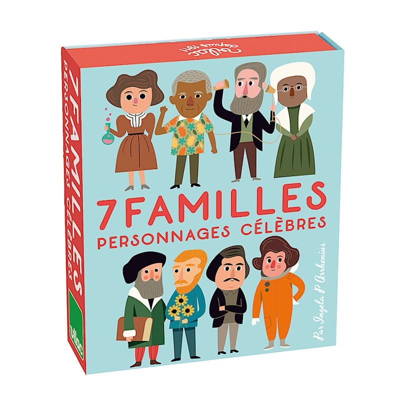 Jeu de 7 Familles personnages célèbres Vilac® Ingela P. Arrhenius - J