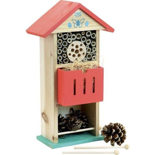 Hôtel à insectes en bois décoré 33cm  Vilac®