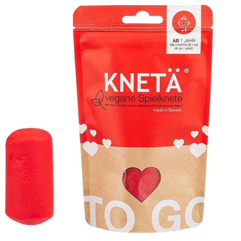 Pâte à modeler Vegan Rouge 100g Knetä®