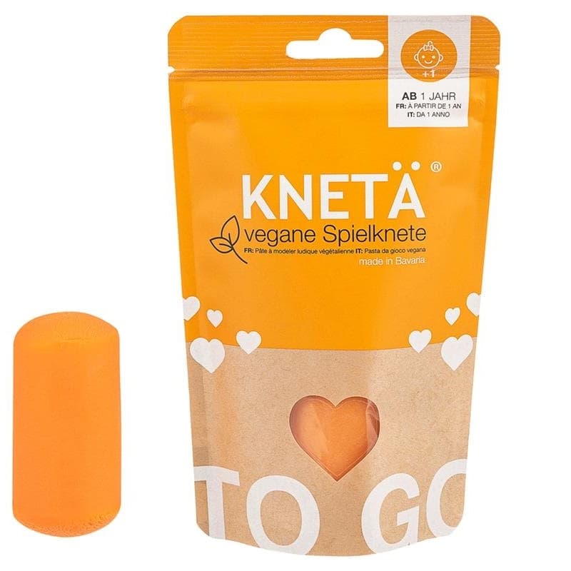 Pâte à modeler Vegan Orange 100g Knetä®