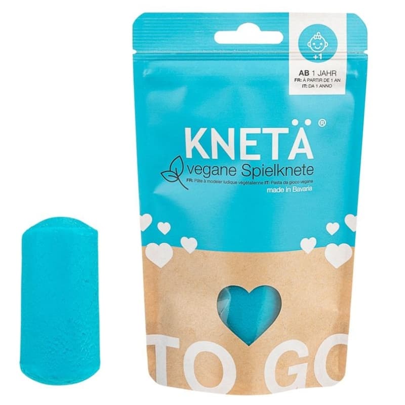 Pâte à modeler Vegan Turquoise100g Knetä®