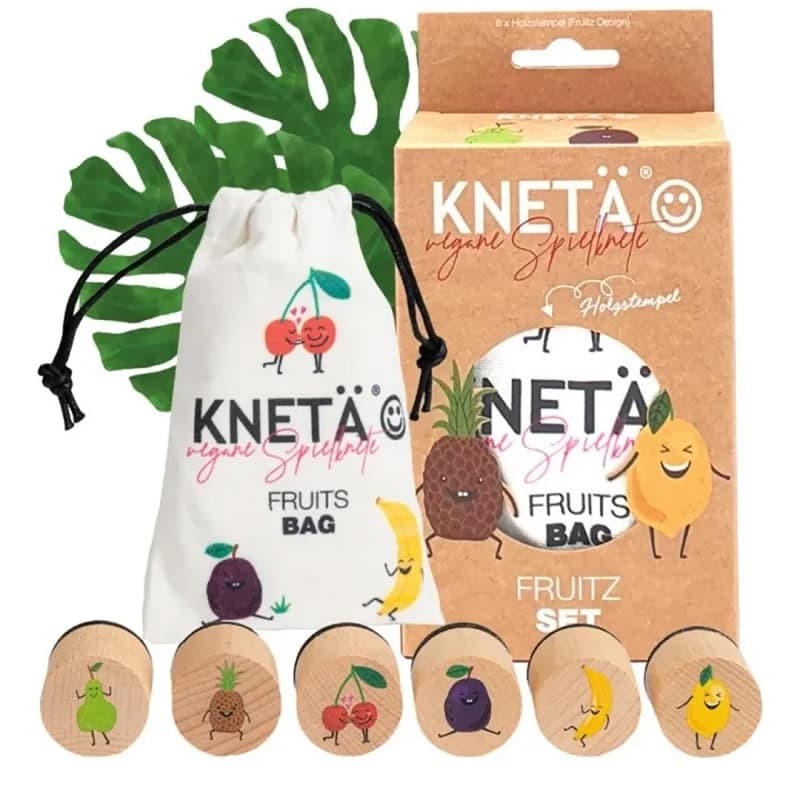 Set de 6 Tampons en Bois Fruits Knetä®