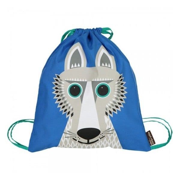 Sac de Gym Maternelle Loup Gris - Coq en Pâte®