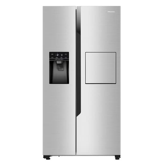 Réfrigérateur américain HISENSE RS694N4BCF . 560 L . Classe F . Coloris INOX