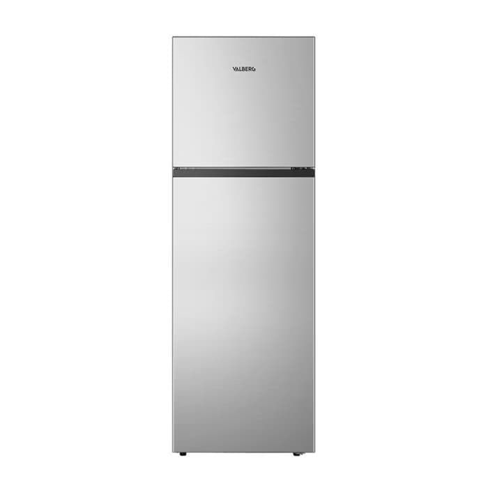 Réfrigérateur 2 portes VALBERG 2D NF 249 E X180C : 2 portes • Armoire • Pose libre • 249 L • Froid ventilé • Classe E • Inox