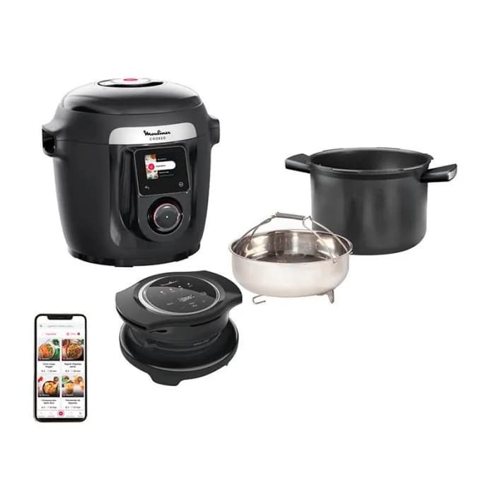 Olla Moulinex Cookeo Smart YY5491FB 9 en 1 + Extra Crujiente