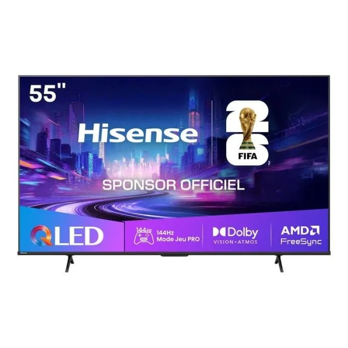 Televisor QLED HISENSE 55E7Q PRO de 55 pulgadas