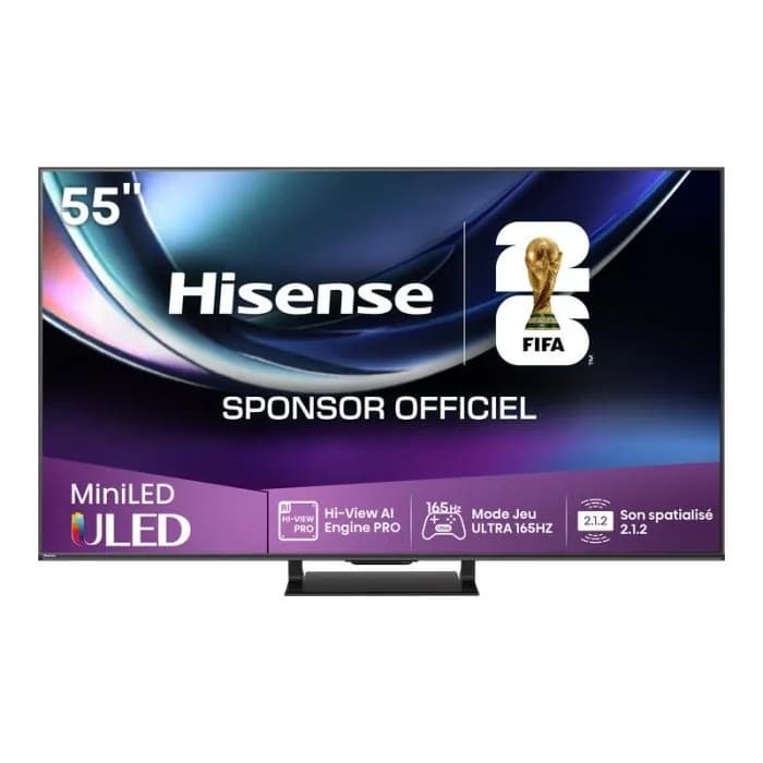 Televisor 55″ MINILED HISENSE 55U7Q PRO 165Hz