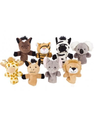 Marionnette de doigt animaux Girafe