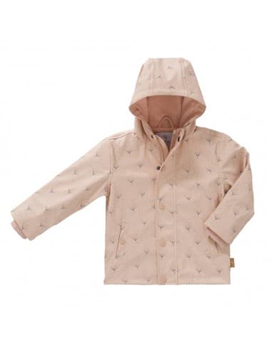 Imperméable à capuche Rose pissenlit Rose 2 ans