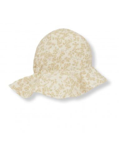 Chapeau Kiki Petit Soleil en coton biologique Crème 12 - 18 mois