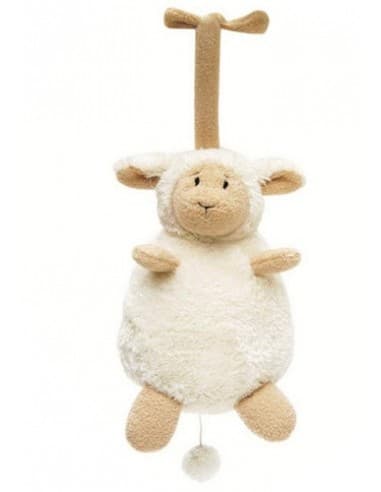 Peluche musicale Lama Lammy écru Blanc