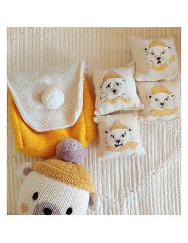 Sac à dos des émotions pour Doudou LéroLéro Jaune