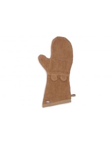 Gant de toilette en coton Caramel Camel