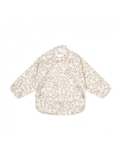 Bavoir imperméable à manches Lupulina Taupe