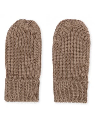 Moufles en laine Vitum Iced Coffee Taupe 0 - 3 mois