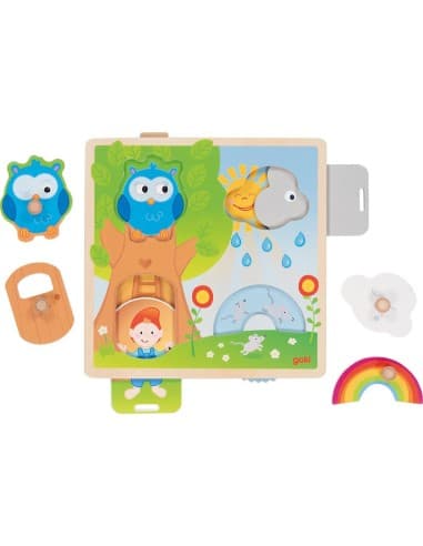 Tablette à ranger Hibou Dans l'Arbre