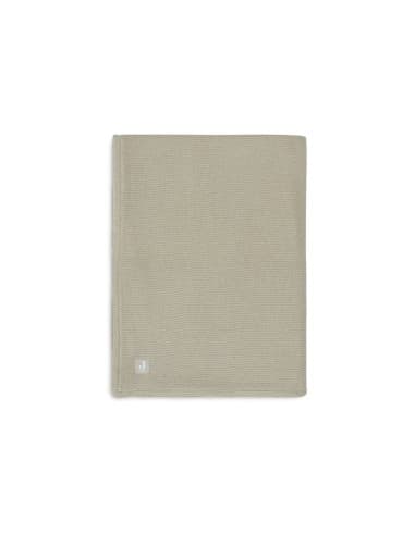 Couverture en maille tricoté Grain Knit Vert Olive 75x100cm Vert