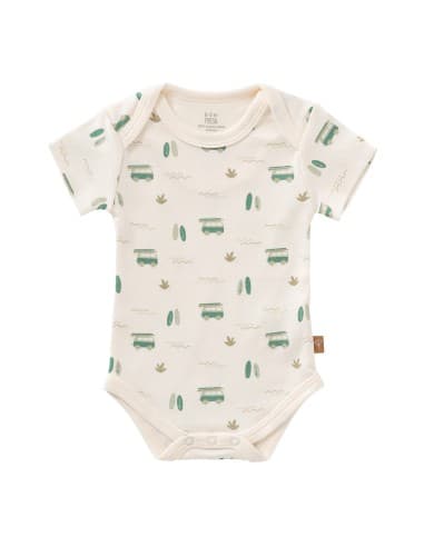Body manches courtes Surf Boy 3 - 6 mois Crème
