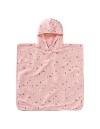 Poncho de plage protection UV Surf Girl Rose
