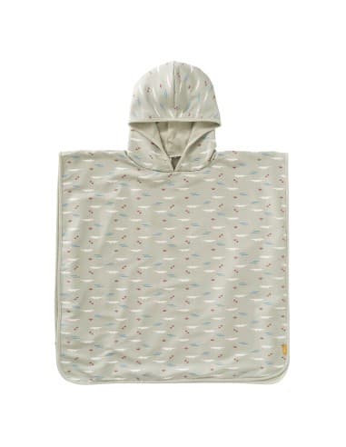 Poncho de plage protection UV croco Vert
